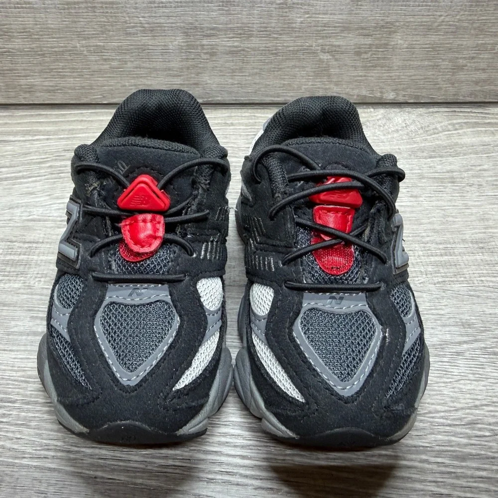 New Balance 9060 'Black Castlerock' Toddler Sneakers IV9060BK- SZ 6 C